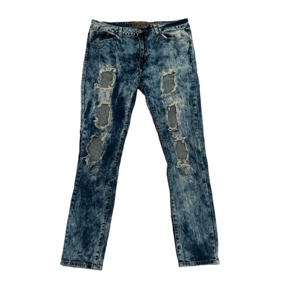 VIP Distressed Straight Leg Jeans Size 15/16 Women’s - Picture 1 of 4
